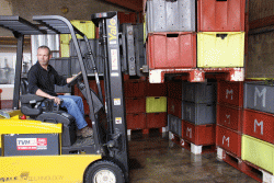 Champagne METEYER Pre & Fils - Stockage avant pressurage.